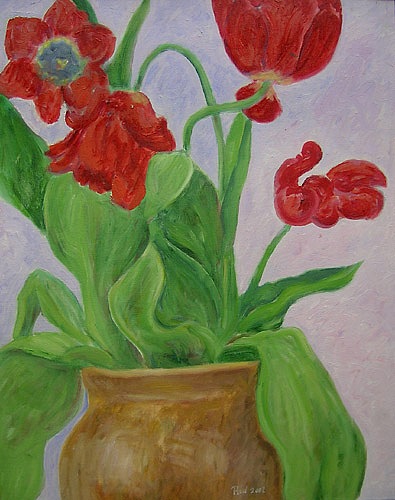 tulpen schilderij