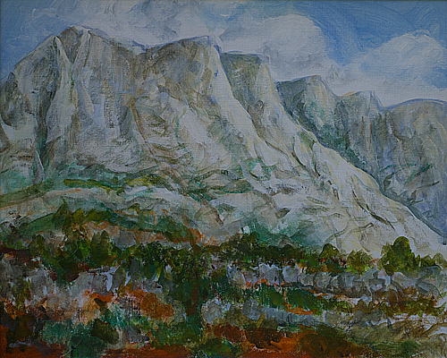 montagne sainte victoire de berg van Czanne