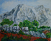 schilderij  la montagne sainte victoire