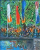 kunstkaart koningsdag aan de grachten van Amsterdam kunstkaart koningsdag aan de grachten van Amsterdam